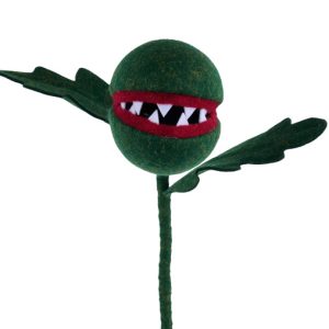 30"L x 4.33"W Felt Venus Fly Trap Spray