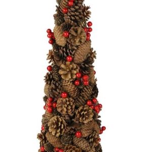 20"H x 7.5"Dia Pinecone/Berry Cone